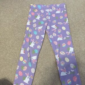 The Children's Place Lavender Bunny and Egg Leggings